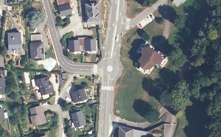 Vue aérienne du Route des Entremonts