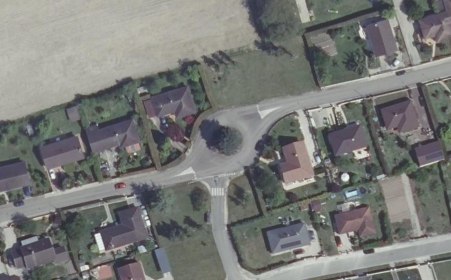 Vue aérienne du Rue des Lilas