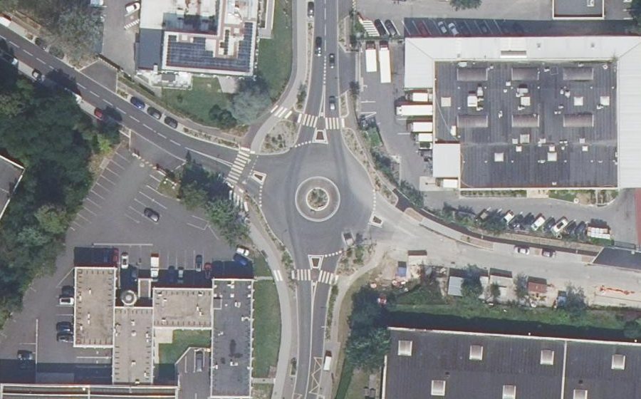 Vue aérienne du Avenue du 1er Mai