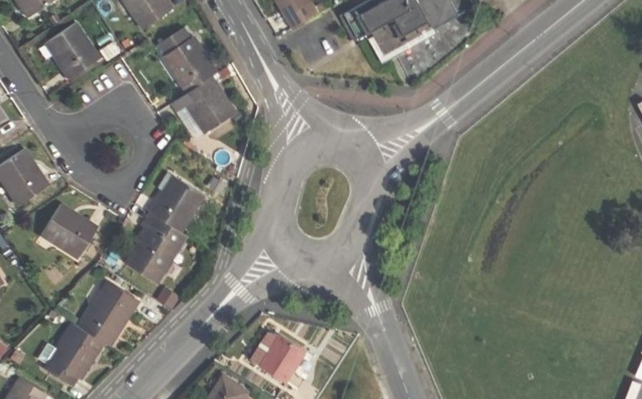 Vue aérienne du Avenue des Montoires