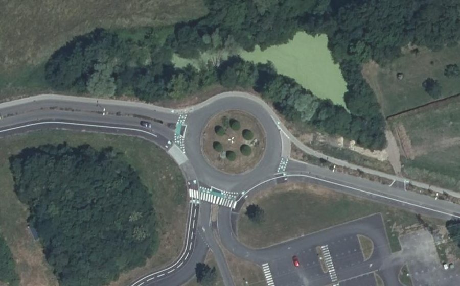 Vue aérienne du Avenue des Epinettes
