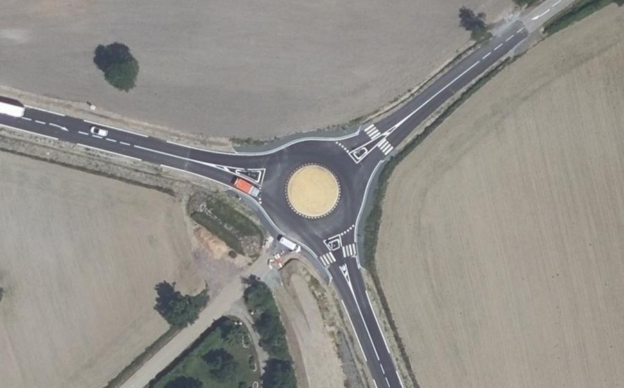 Vue aérienne du Rond-point anonyme n°1271599889