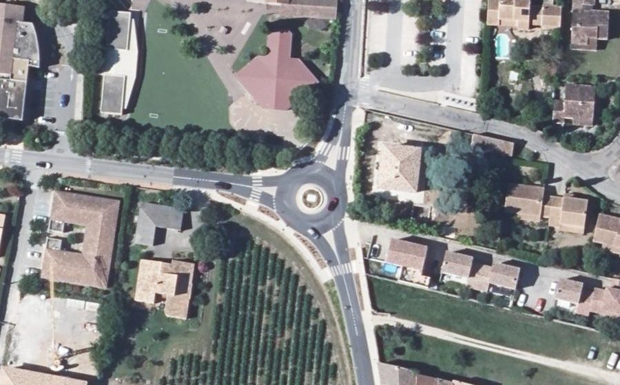 Vue aérienne du Avenue du 14 Juillet