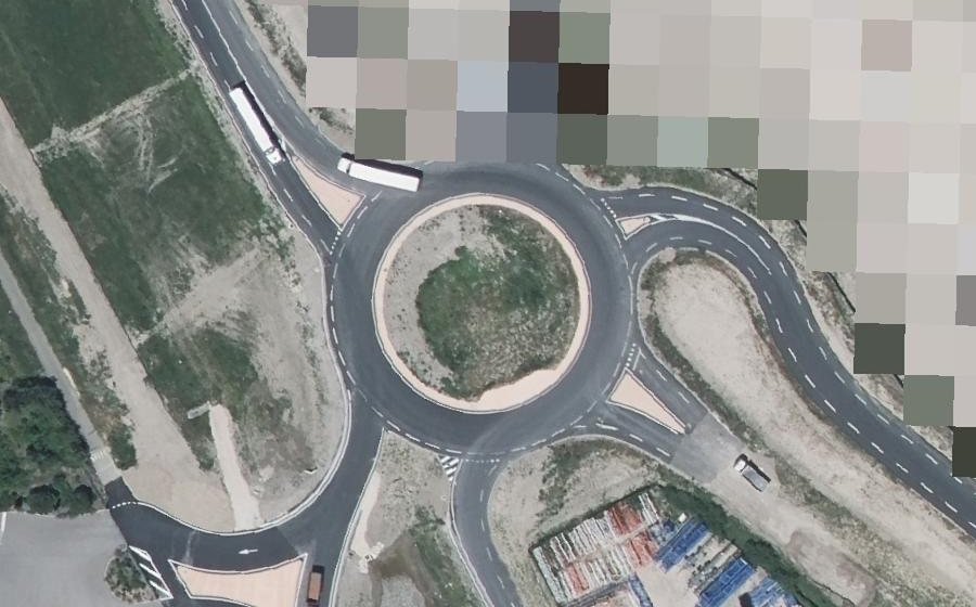 Vue aérienne du Rond-point anonyme n°1275299978