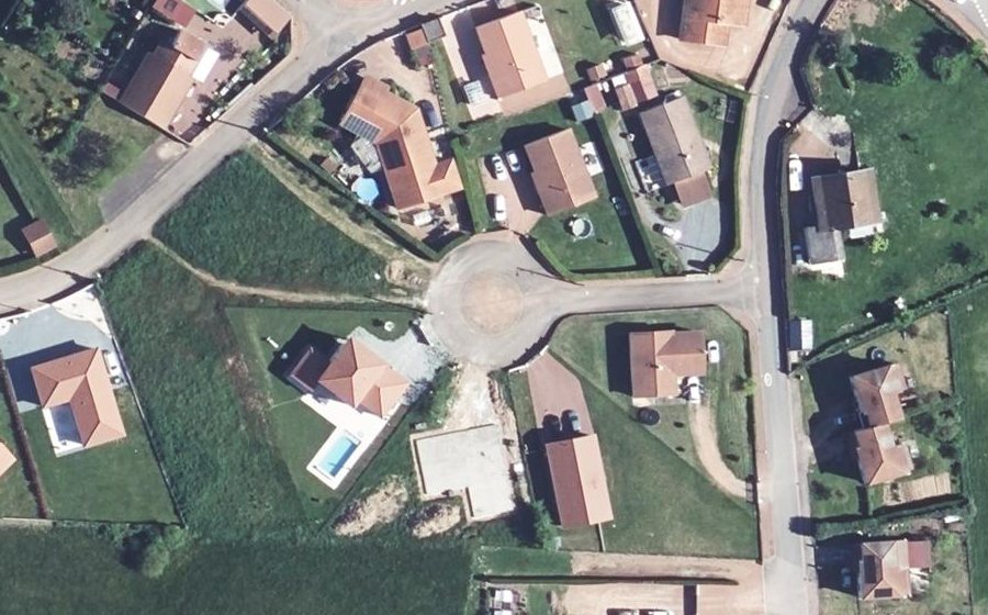 Vue aérienne du Impasse des Cerisiers