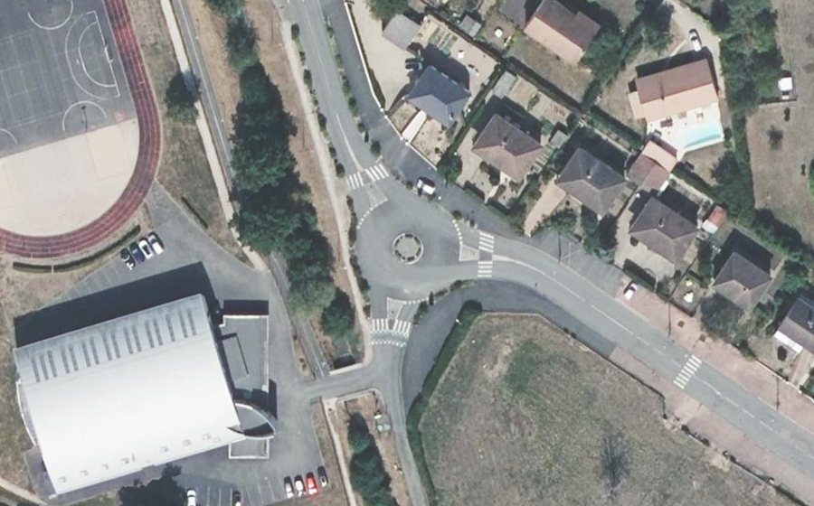 Vue aérienne du Boulevard Jean Mermoz