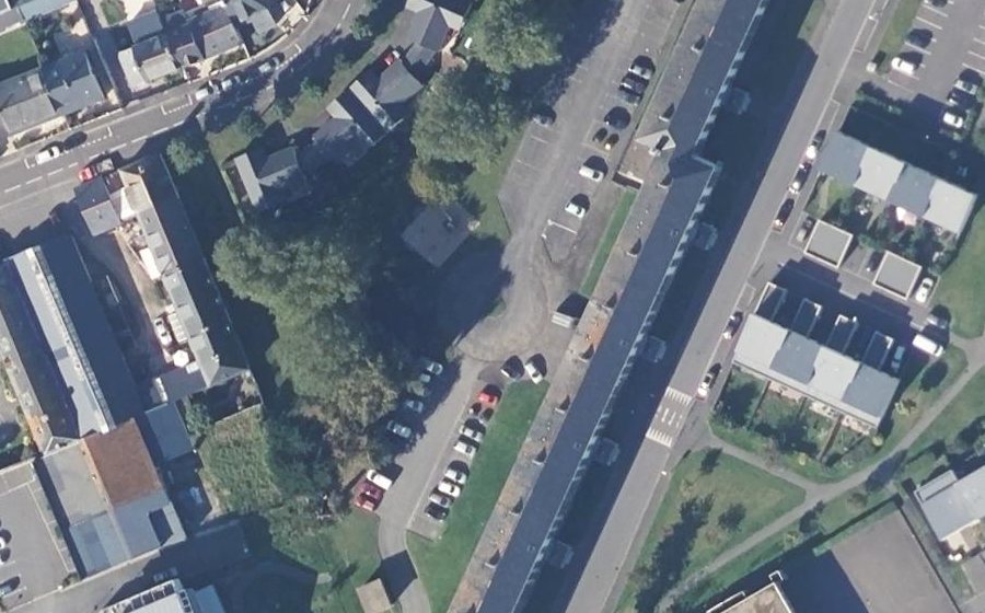 Vue aérienne du Rond-point anonyme n°1278824900