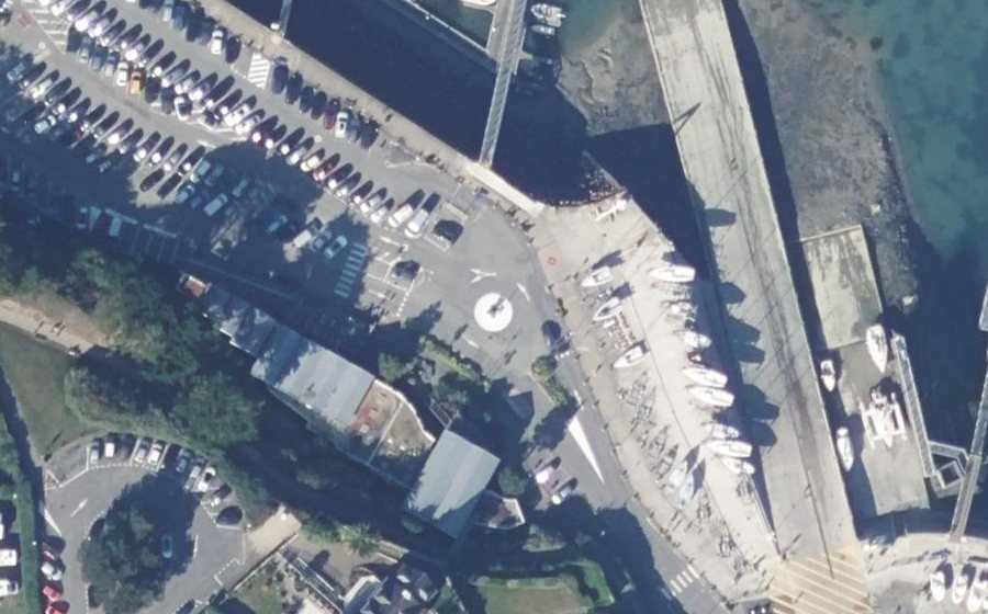 Vue aérienne du Rond-point anonyme n°1279757197