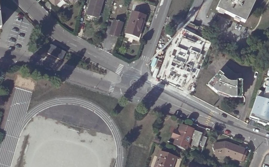 Vue aérienne du Rue de Bourgogne