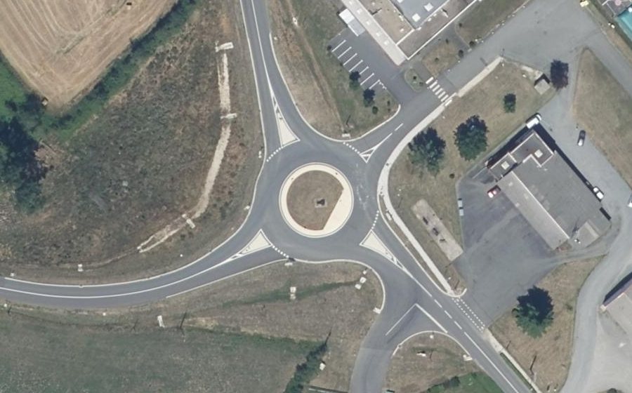 Vue aérienne du Rue du Farnaud