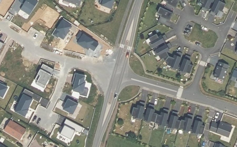 Vue aérienne du Rue de Rots