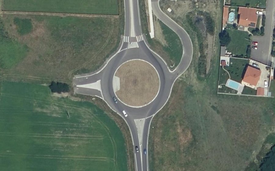 Vue aérienne du Route de Bordeaux