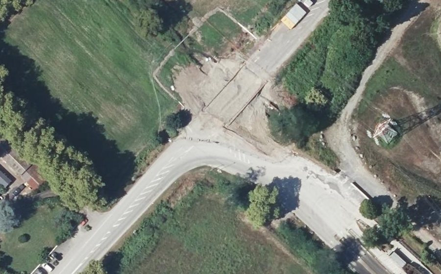 Vue aérienne du Avenue du Vert Galant