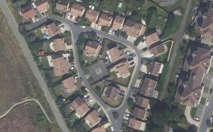 Vue aérienne du Rue Jean Monnet