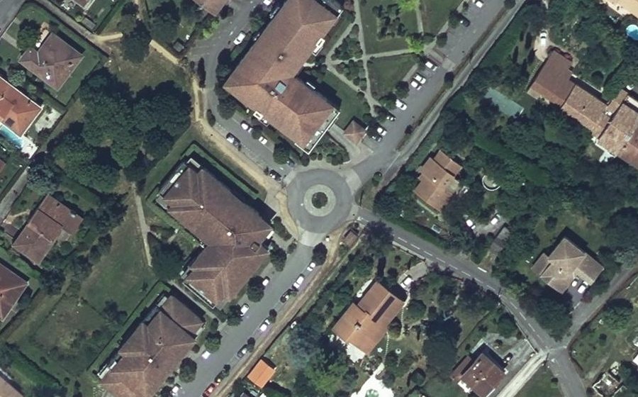Vue aérienne du Rue des Amandiers