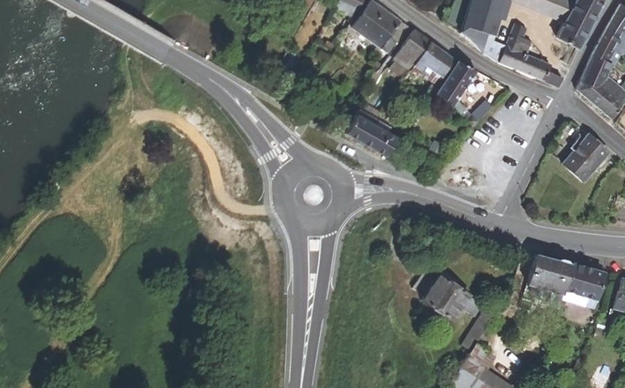 Vue aérienne du Rue Maréchal Foch