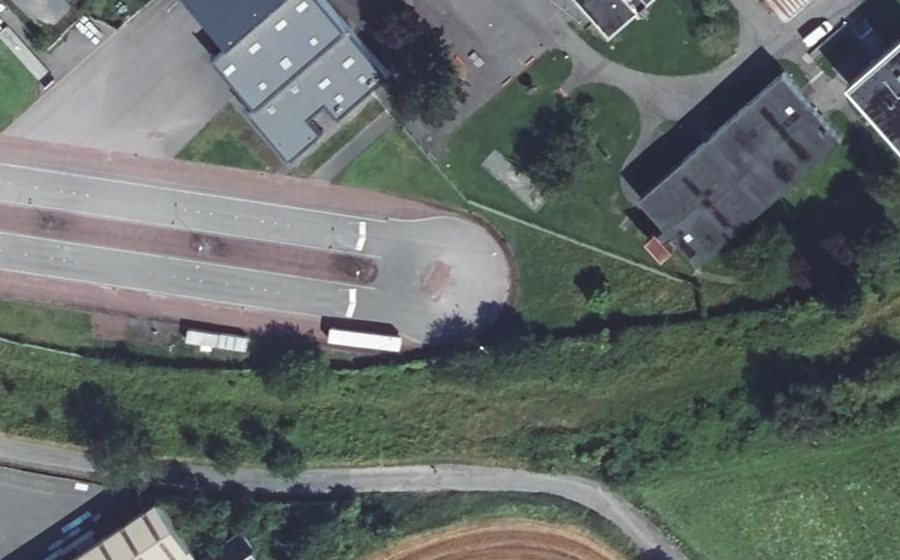 Vue aérienne du Rond-point anonyme n°1290608119