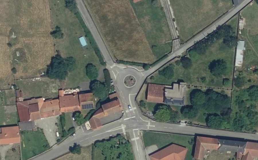 Vue aérienne du Rue des Mésanges