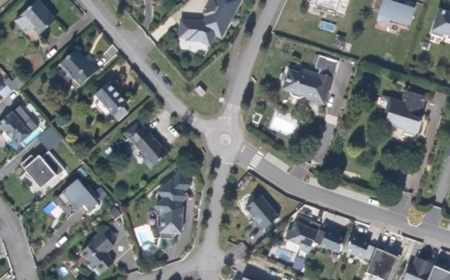 Vue aérienne du Chemin des Hauts de Saint-Antoine