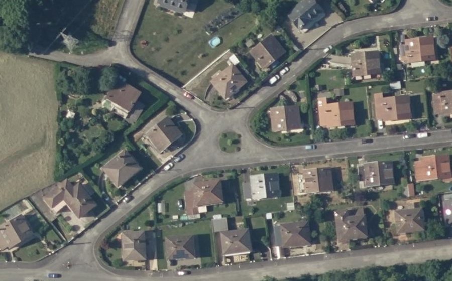 Vue aérienne du Rue du Gabizos
