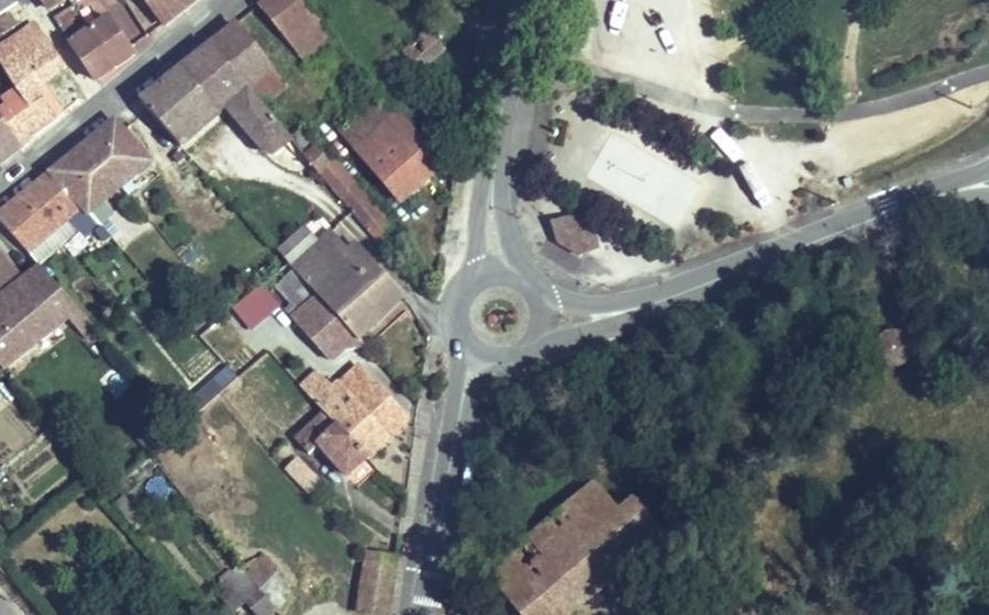 Vue aérienne du Grand'Rue