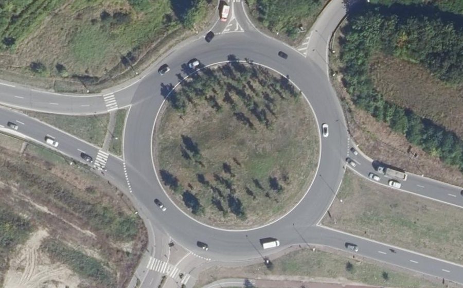 Vue aérienne du Route de Quarante Sous