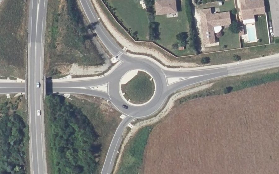 Vue aérienne du Rue du 19 Mars 1962