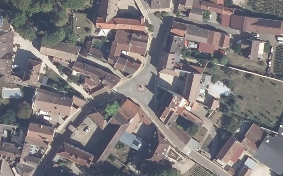 Vue aérienne du Place des Lois