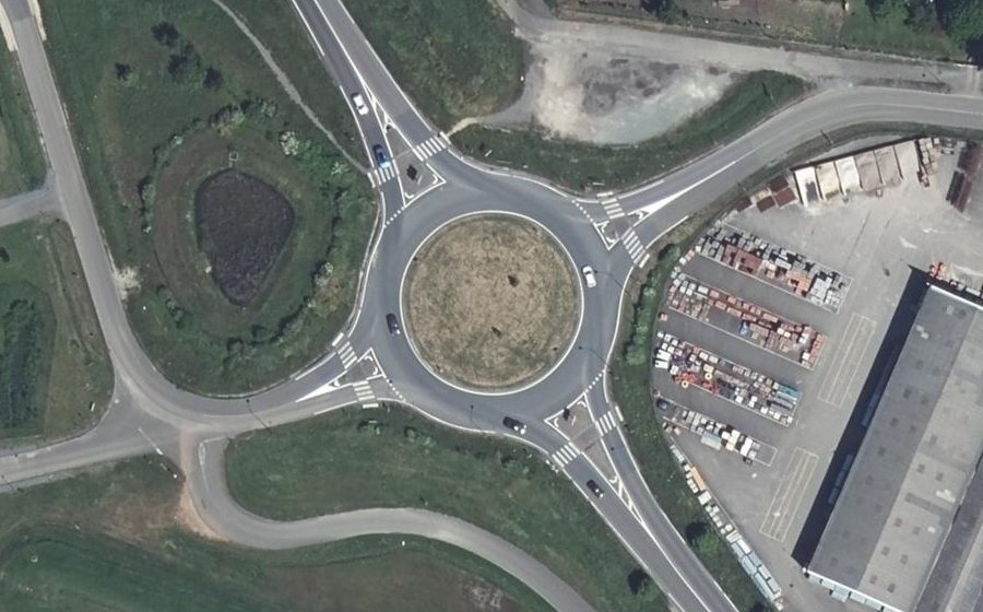Vue aérienne du Rue des Vignes