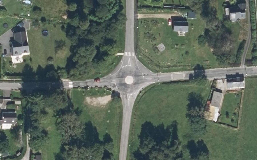 Vue aérienne du Rue de la Fontaine