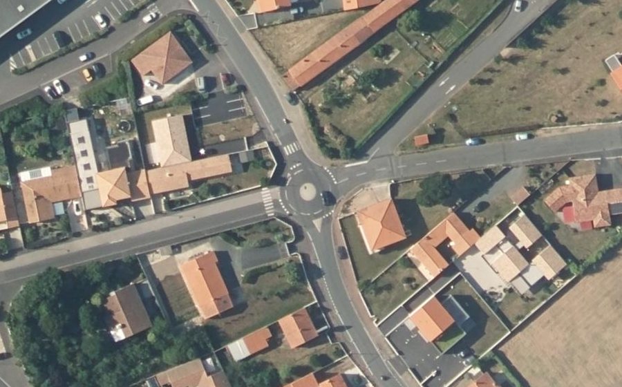 Vue aérienne du Rue Paul Poiroux