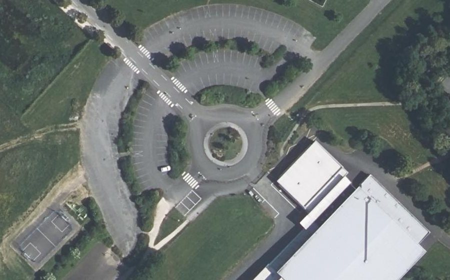 Vue aérienne du Avenue d'Aspach