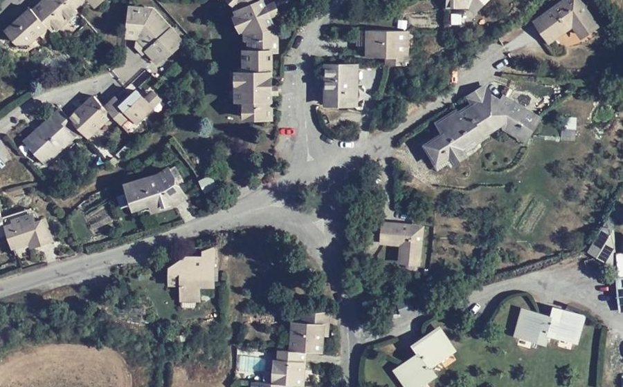 Vue aérienne du Rond-point anonyme n°1308585897