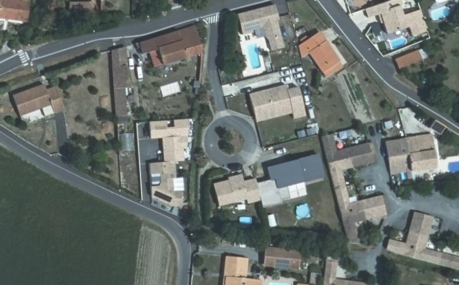 Vue aérienne du Raise des Papillons