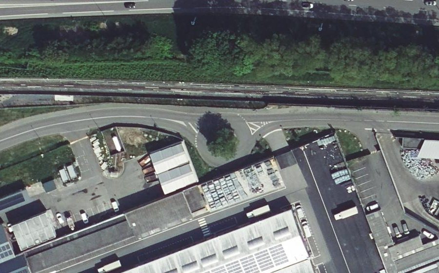 Vue aérienne du Chemin de Bargues