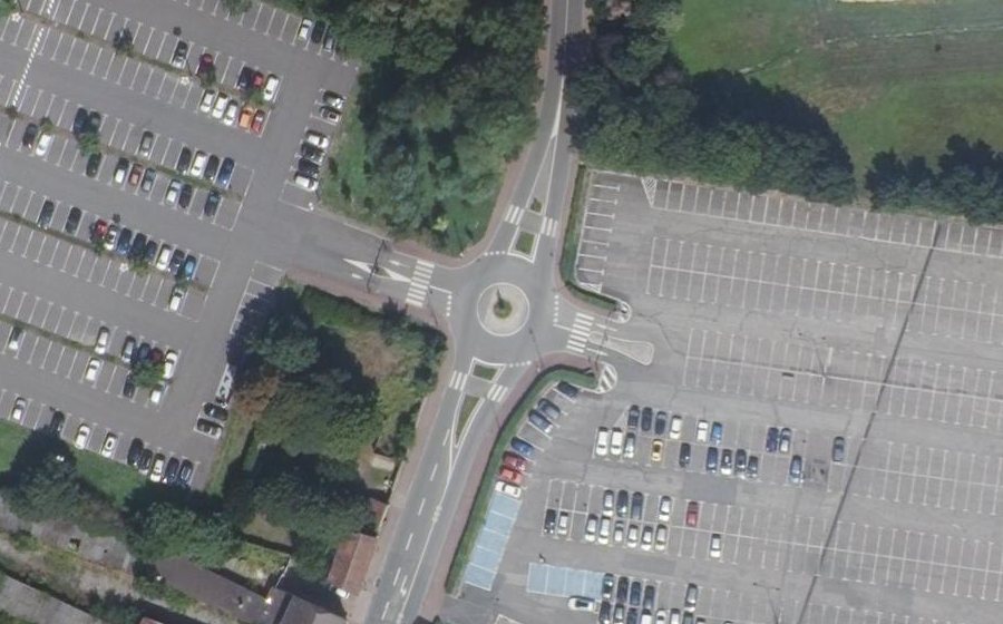 Vue aérienne du Avenue du Maréchal Foch