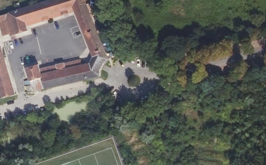 Vue aérienne du Allée de la Ferme