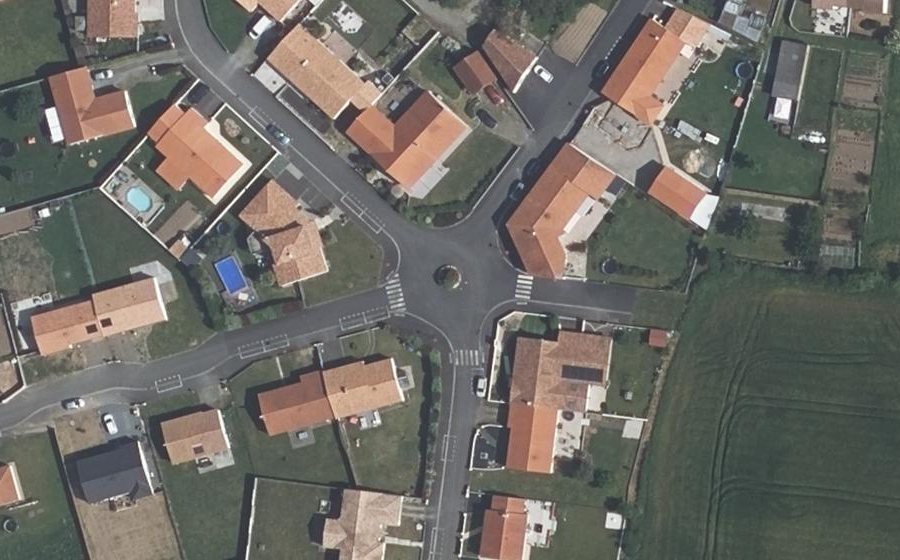 Vue aérienne du Rue des Jonquilles