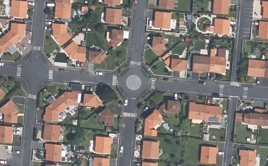 Vue aérienne du Rue du Rouet