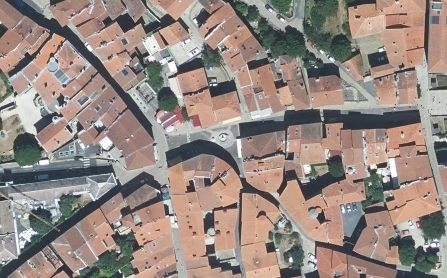 Vue aérienne du Rue des Tables