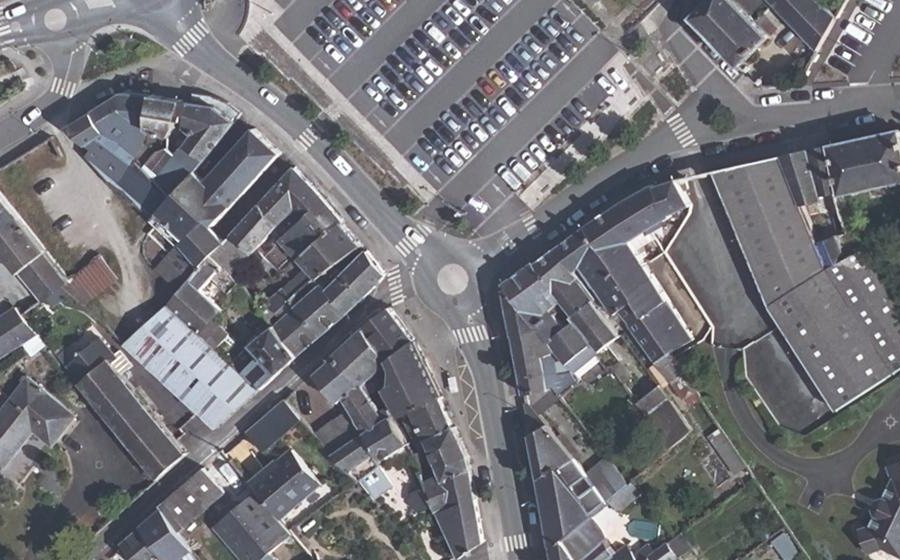Vue aérienne du Rond-point anonyme n°1315021424