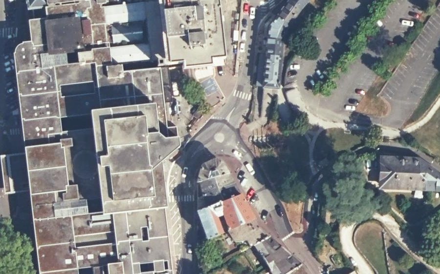 Vue aérienne du Place Ingénieur François