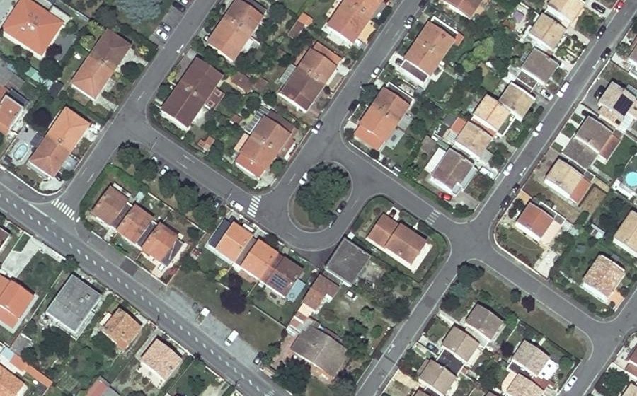 Vue aérienne du Place Rembrandt