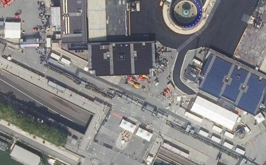 Vue aérienne du Place de la Concorde