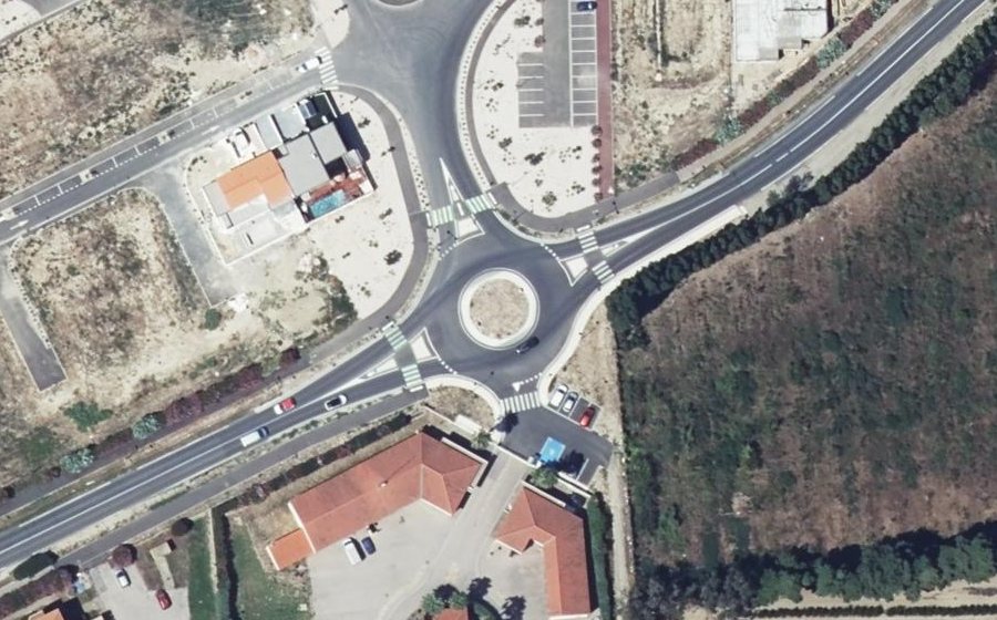 Vue aérienne du Rond-Point Arnaud Beltrame