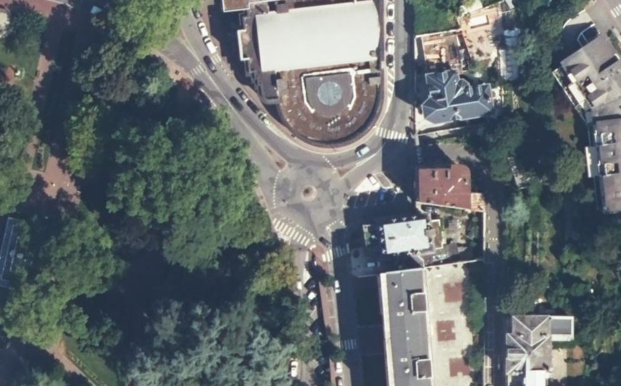 Vue aérienne du Rue Georges 1er