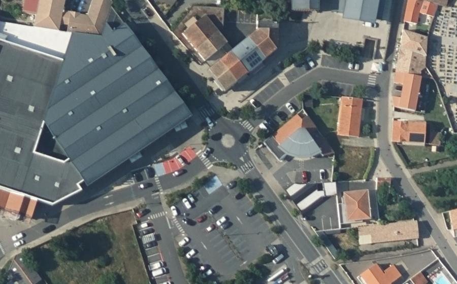 Vue aérienne du Boulevard du Sud