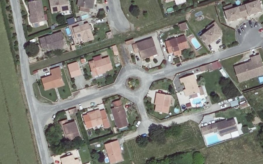Vue aérienne du Lotissement des Boulbènes
