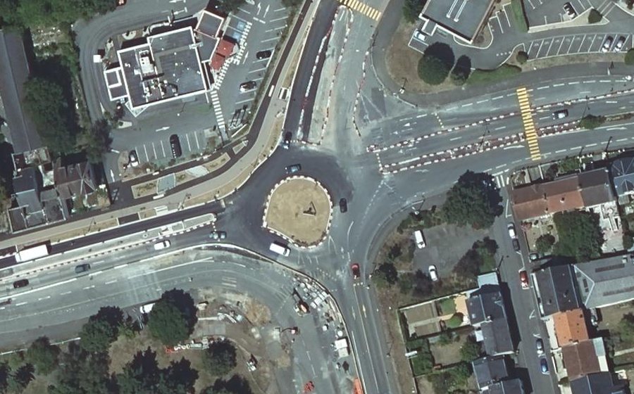 Vue aérienne du Avenue Léon Bollée
