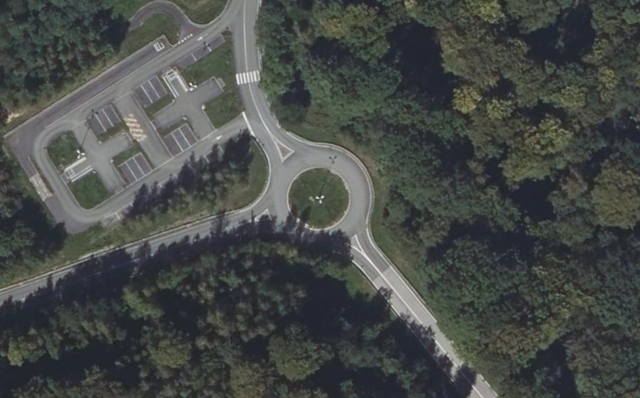 Vue aérienne du Circuit Ville